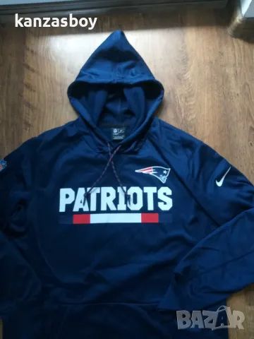 nike patriots - страхотно мъжко горнище КАТО НОВО Л, снимка 6 - Спортни дрехи, екипи - 47261693