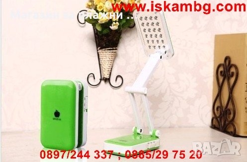 Сгъваема настолна лампа 24 LED осветление, снимка 8 - Настолни лампи - 26800854