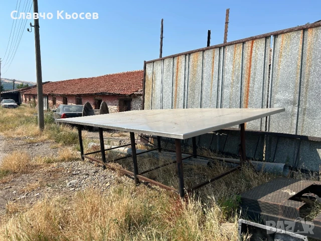 Маса неръждавейка, снимка 3 - Друго търговско оборудване - 50923764