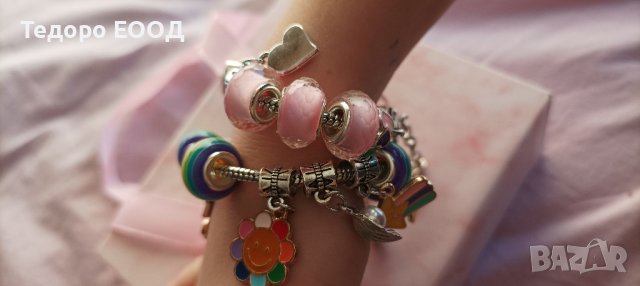 Творчески комплект за изработка на бижута тип Пандора гривни талисмани, снимка 9 - Бижутерийни комплекти - 43900337