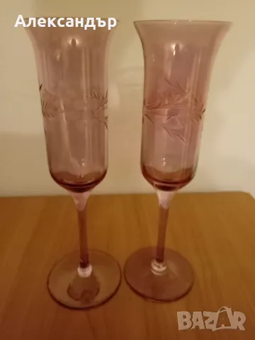 Кристални чаши за шампанско BOHEMIA 2 броя