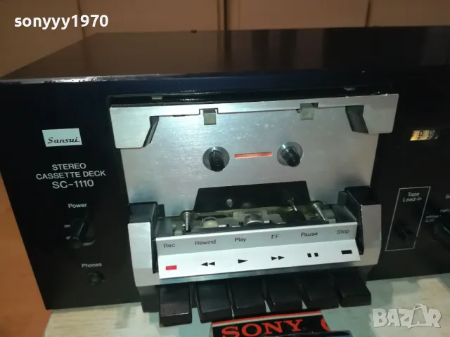 SANSUI SC-1110 DECK MADE IN JAPAN-ВНОС SWISS 2405251945, снимка 3 - Други - 50414163