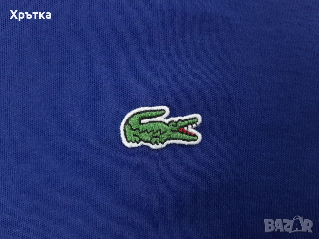 Lacoste Pima Cotton - Оригинална мъжка тениска с яка размер XL, снимка 6 - Тениски - 51071013
