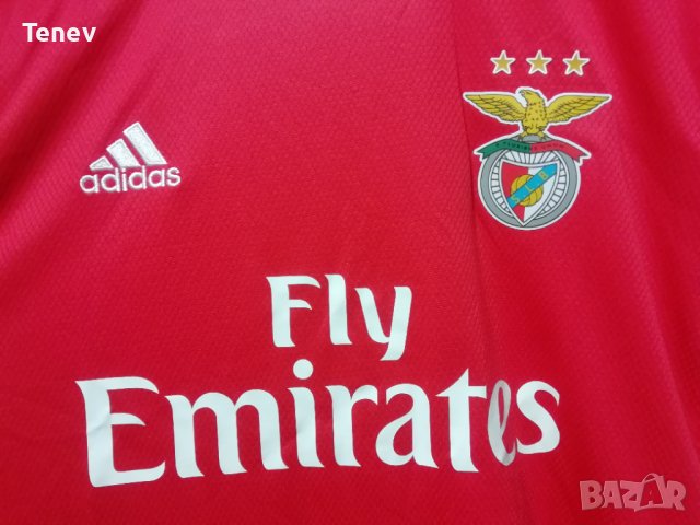 Benfica Adidas Нова Оригинална Тениска Фланелка Бенфика размер L 2019/2020, снимка 3 - Тениски - 43872255