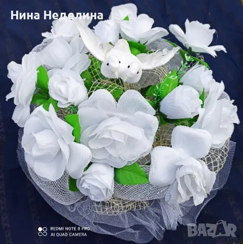 Сватбени чаши и украса за кола, снимка 5 - Чаши - 49139298