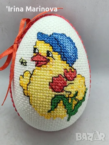 Бродирано Великденско яйце , снимка 1