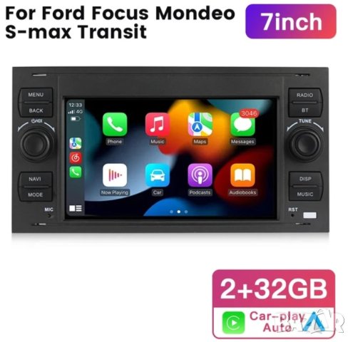Мултимедия с Андроид за Ford Focus, S-Max, Mondeo 9, Galaxy, C-Max, Kuga, Двоен дин, с Android, Ford, снимка 3 - Аксесоари и консумативи - 43450657