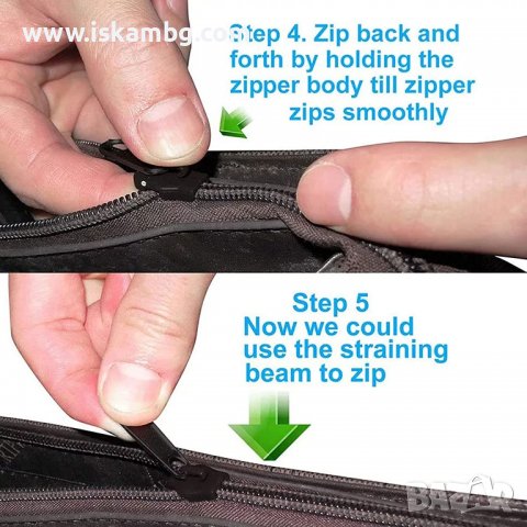 Комплект 6 броя плъзгачи за развалени ципове | Машинки за развалени ципове универсални - КОД 3766, снимка 8 - Други стоки за дома - 38323135