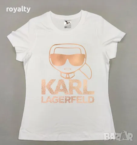 Karl Lagerfeld дамски тениски Различни дизайни , снимка 5 - Тениски - 49630081