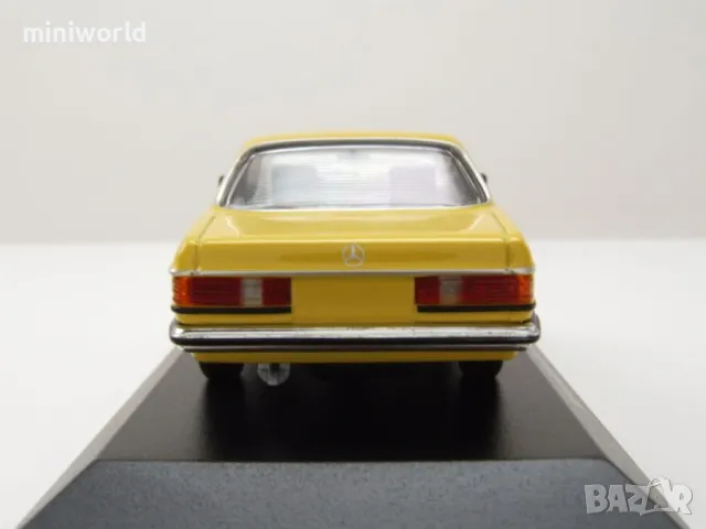 Mercedes 230CE W123 1976 - мащаб 1:43 на Maxichamps моделът е нов в PVC дисплей-кейс, снимка 6 - Колекции - 50010583
