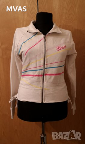 Бяло спортно горнище за момиче S