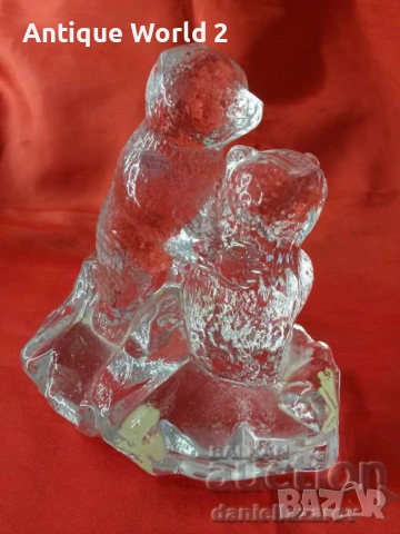 Шведско Преспапие , Статуетка Кристално Стъкло МЕЧЕТА