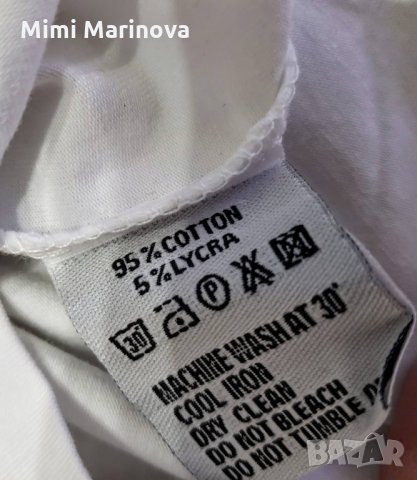 Памучна блузка с камъни и щампа Vouis Vuitton, снимка 4 - Блузи с дълъг ръкав и пуловери - 32876696
