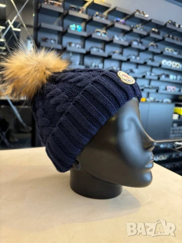 шапки от естествен пух  moncler, снимка 9 - Шапки - 50762749