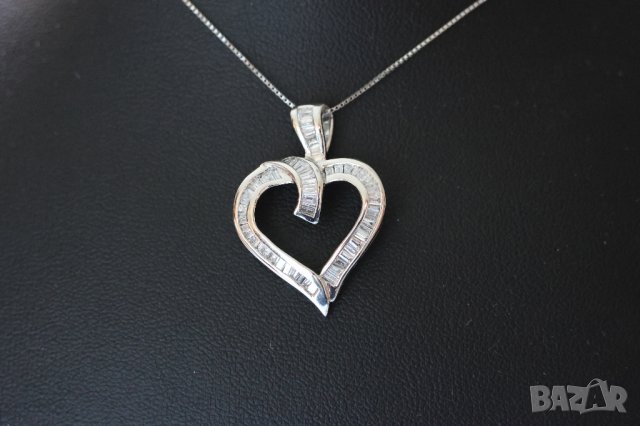 Ново Италианско Златно Колие с 0.60кт Естествени Диаманти, снимка 6 - Колиета, медальони, синджири - 43145295