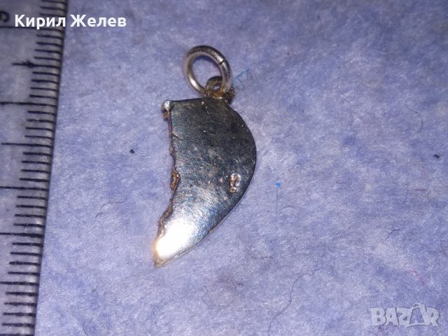 BEST FRIEND - СРЕБЪРНО МЕДАЛЬОНЧЕ - СЪРЧИЦЕ - Най-ДОБЪР ПРИЯТЕЛ СРЕБРО 925 АРТ ПЕНДАНТ 30695, снимка 5 - Колиета, медальони, синджири - 40488178