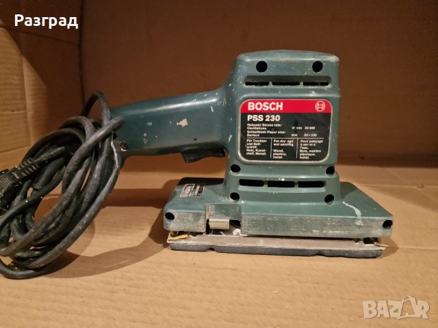 Виброшлайф BOSCH PSS 230  150W, снимка 3 - Други инструменти - 43695297