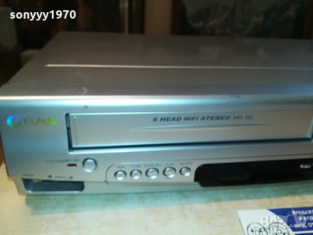 funai dp-vr6630 6 head stereo video & dvd-germany 1407211208, снимка 6 - Плейъри, домашно кино, прожектори - 33516073