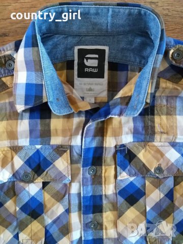 g-star tunnel louis shirt - страхотна мъжка риза, снимка 2 - Ризи - 26750765