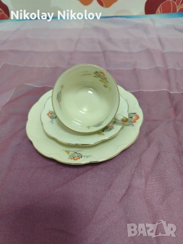 троен порцеланов сет , снимка 3 - Чаши - 53479910