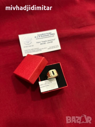 ***УНИКАЛЕН***Златен пръстен 4,25гр. 14к, снимка 1