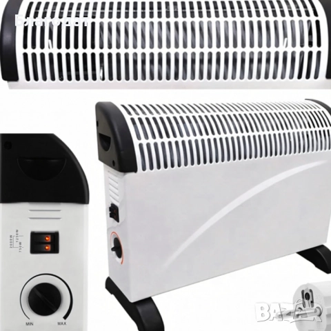 Електрически конвектор 2000 W с термостат – Енергийно ефективен и тих отоплител за всяко помещение, снимка 6 - Отоплителни печки - 52827294