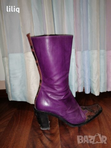 DON DONNA оригинални италиански ботуши естествена кожа , снимка 3 - Дамски ботуши - 35560689