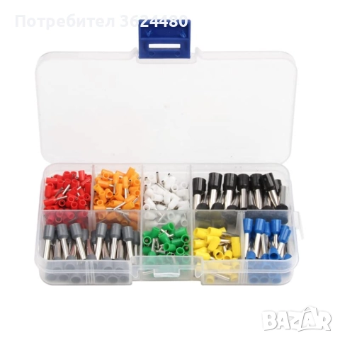 400 броя комплект изолирани кабелни щифтове 4394, снимка 5 - Други стоки за дома - 52567246