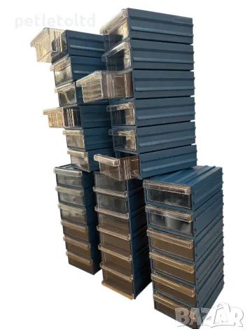 Органайзери - Контейнер пластмасов с чекмедже, в три варианта (размери) - посочени са в текста, снимка 4 - Куфари с инструменти - 49503649