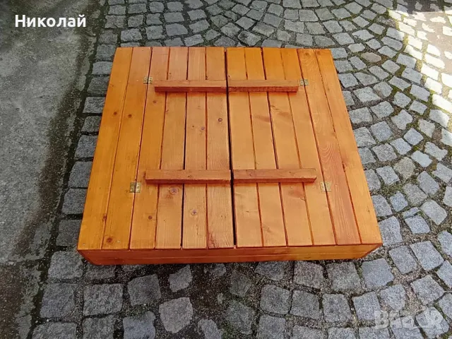 Детски пясъчник със сенник и сгъваеми скамейки и покрив пясъчници за деца с покривало пейка скамейка, снимка 9 - Пластелини, моделини и пясъци - 49184525