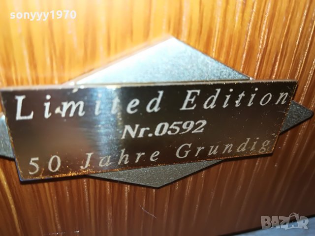 grundig 50 yahre no.0592 limited edition 0706210954, снимка 2 - Ресийвъри, усилватели, смесителни пултове - 33128939