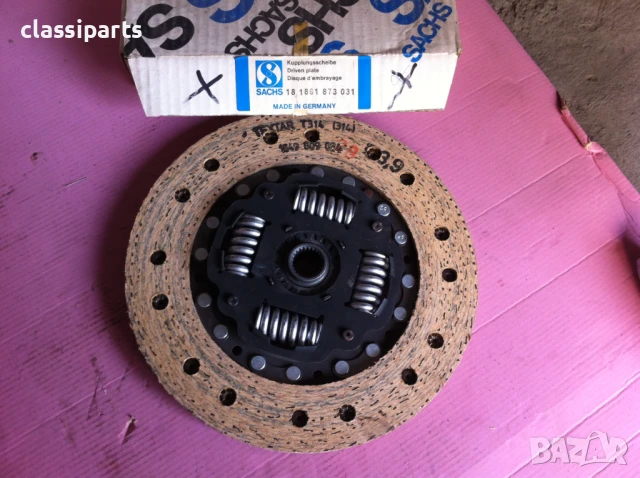 Феродов Диск Sachs за Ауди 80 Б2, 90, 100, 200 и Фолксваген Пасат / AUDI 80 B2, 90, 100, VW Passat