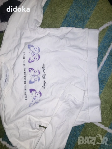 2 блузи с пеперуди , снимка 3 - Детски Блузи и туники - 53575762