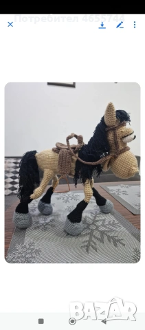 амигуруми кон хорас, снимка 3 - Колекции - 53297771