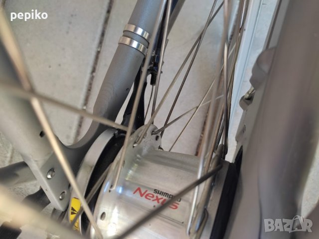Продавам колела внос от Германия градски алуминиев велосипед PUCH RAVE 28 цола SHIMANO NEXUS INTER 7, снимка 5 - Велосипеди - 36744292