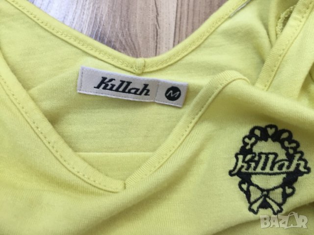 Дамска блуза KILLAH by MISS SIXTY оригинал, size M, 100% вискоза, много запазена , снимка 6 - Тениски - 29006651