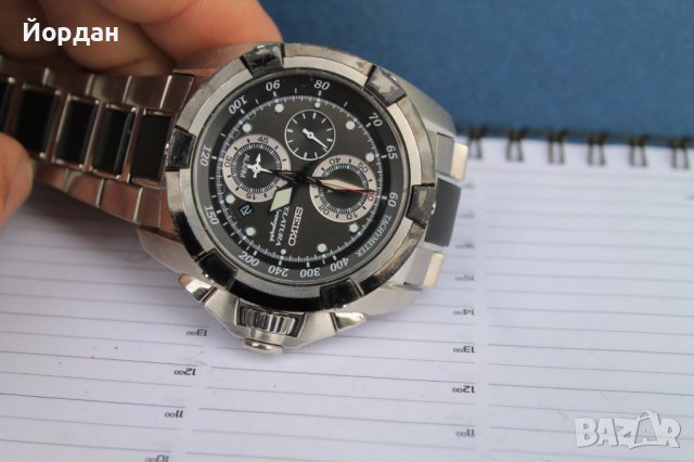 Мъжки часовник ''Seiko Velatura'' Chronograph 51 mm, снимка 8 - Мъжки - 40350145