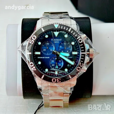  TISSOT SEASTAR 1000 CHRONOGRAPH T120.417.11.041.01 ЧИСТО НОВ часовник с хронограф , снимка 2 - Мъжки - 50030181