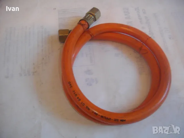 40см ОРИГИНАЛЕН НОВ МАРКУЧ ЗА ГАЗ ПРОПАН-БУТАН ЗА ГОРЕЛКА С ГАЙКИ ЗАХВАТ М14, снимка 3 - Други инструменти - 48318285