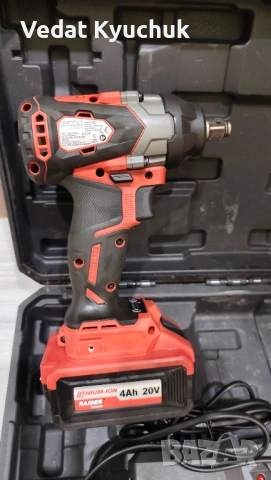 Безчетков гайковерт 20V 480Nm 1/2" RAIDER RDI-IBW04, снимка 2 - Други инструменти - 53388674