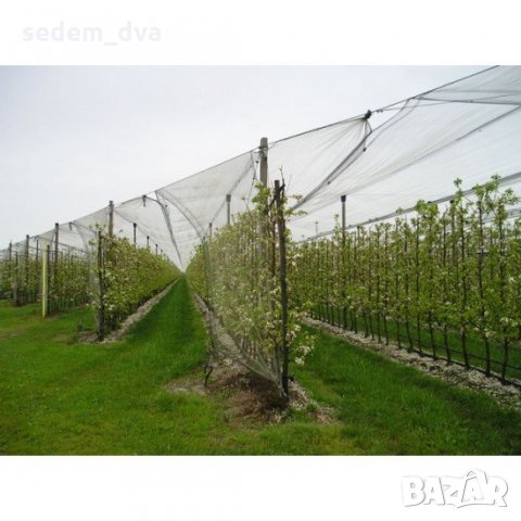 Мрежа срещу градушка за домати и градини .Режем по размери, снимка 1 - Огради и мрежи - 33142642