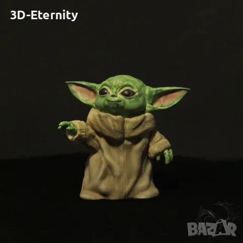 3D Фигура - Бейби Йода, снимка 2 - Колекции - 50044196