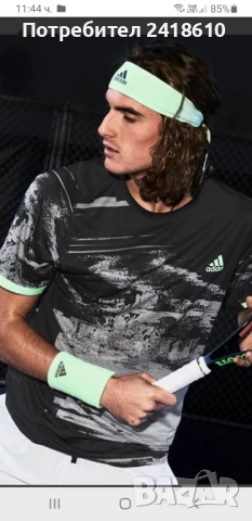 Adidas Tennis Court Sascha Zverev  Clima Lite Mens Size М ОРИГИНАЛ! 2бр. Мъжки Тениски!, снимка 10 - Тениски - 50948184