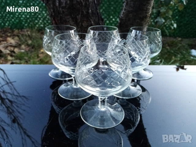Български кристален сервиз за ракия
