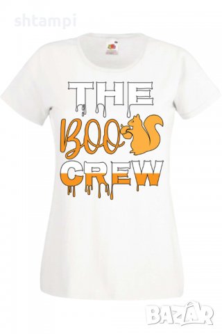 Дамска тениска The Boo Crew 1,Halloween,Хелоуин,Празник,Забавление,Изненада,Обичаи,, снимка 2 - Тениски - 38144164