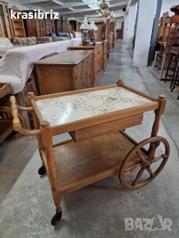 Масивна Количка за Сервиране -внос от ГЕРМАНИЯ! 