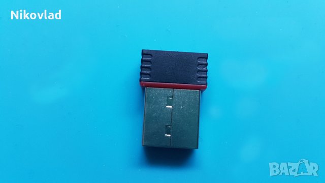 Nano USB безжична мрежова карта RTL8188EU (802.11 ngb), снимка 3 - Мрежови адаптери - 32492555