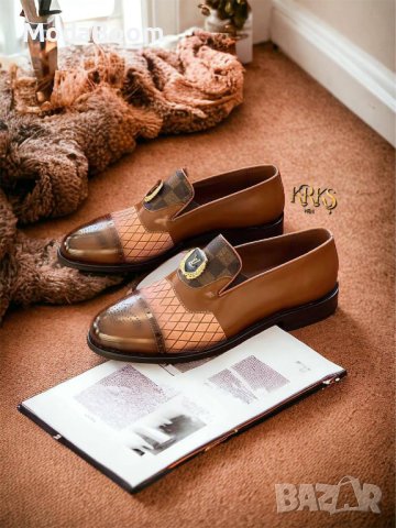 💯Louis Vuitton елегантни мъжки обувки💯 , снимка 2 - Мокасини - 43676105