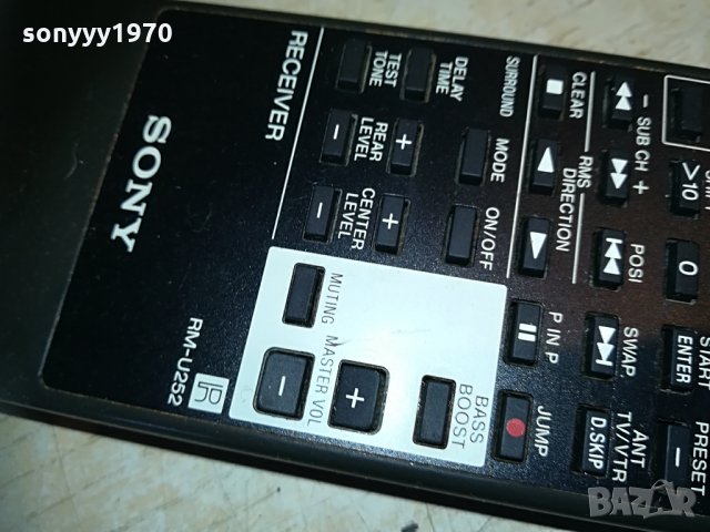 sony rm-u252 audio remote control-внос германия 1106212036, снимка 12 - Ресийвъри, усилватели, смесителни пултове - 33186720