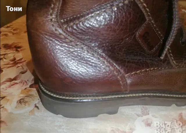 Нови Мъжки Зимни Боти Изцяло от Естествена Кожа 43 , снимка 16 - Мъжки боти - 49053418